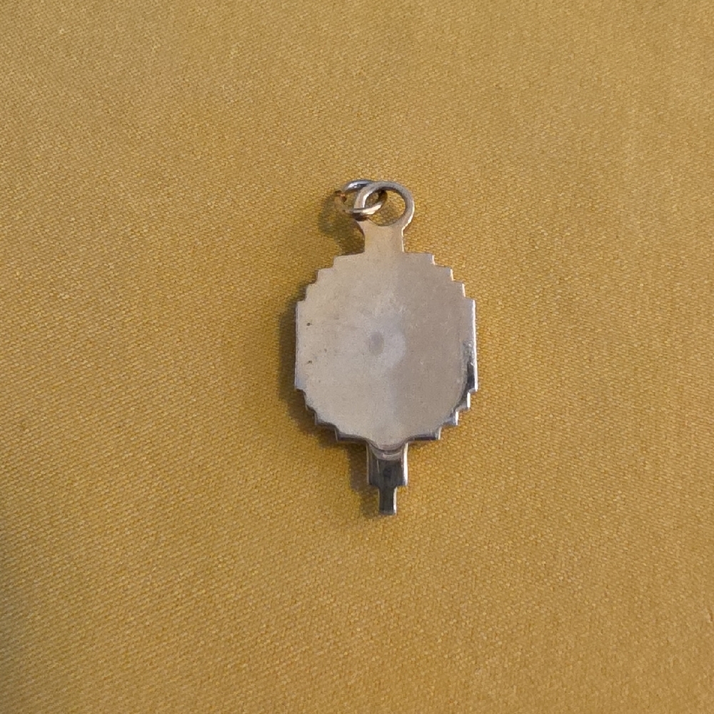 Pine Bluff, Arkansas High School Vintage Charm Pendant - Gold Tone (Unmarked) - Picture 2 of 5
